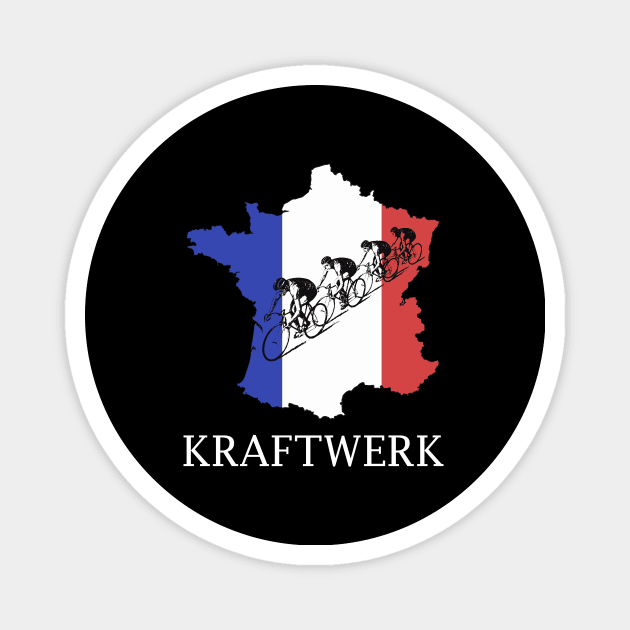 Kraftwerk France flag Magnet by kareemik